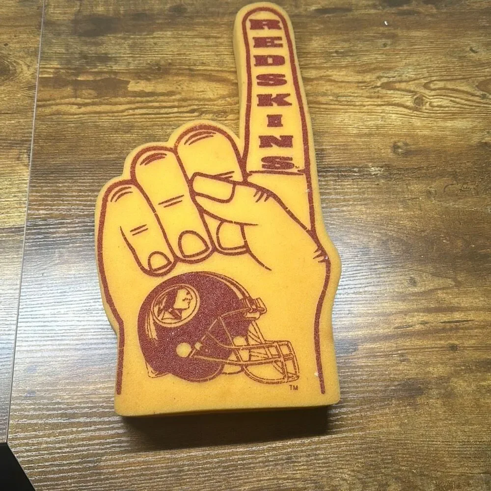 Washington Redskins Foam #1 Fan Finger/Hand Tag Express‎ 19